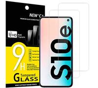 NEW'C 2 Piezas, Protector Pantalla para Samsung Galaxy S10e, Cristal templado Antiarañazos, Antihuellas, Sin Burbujas, Dureza 9H, 0.33 mm Ultra Transparente, Ultra Resistente