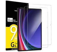 NEW'C 2 Piezas, Protector Pantalla para Samsung Galaxy Tab S10 FE, Tab S9 / S9 FE 11 Pulgadas, Antiarañazos, Cristal Templado Ultra Resistente