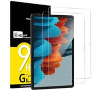 NEW'C 2 Piezas, Protector Pantalla para Samsung Galaxy Tab S8 2022 / Tab S7 2020 11 Pulgadas, Antiarañazos, Cristal Templado Ultra Resistente