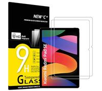 NEW'C 2 Piezas, Protector Pantalla para Xiaomi Redmi Pad SE 11 Pulgadas, Antiarañazos, Cristal Templado Ultra Resistente