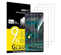 NEW'C 3 Piezas, Protector Pantalla para Google Pixel 6a (6,1 Pulgadas), Cristal templado Antiarañazos, Antihuellas, Sin Burbujas, Dureza 9H, 0.33 mm Ultra Transparente, Ultra Resistente