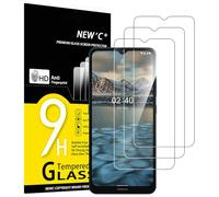NEW'C 3 Piezas, Protector Pantalla para Nokia 2.4, Cristal templado, Sin Burbujas, Dureza 9H, 0.33 mm Ultra Transparente, Ultra Resistente