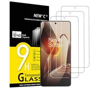 NEW'C 3 Piezas, Protector Pantalla para OnePlus 13R, OnePlus Ace 5, Cristal templado Antiarañazos, Antihuellas,Sin Burbujas, Dureza 9H,0.33 mm Ultra Transparente, Ultra Resistente