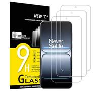 NEW'C 3 Piezas, Protector Pantalla para OnePlus Nord 5, Cristal templado Antiarañazos, Antihuellas, Sin Burbujas, Dureza 9H, 0.33 mm Ultra Transparente