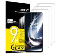 NEW'C 3 Piezas, Protector Pantalla para OnePlus Nord CE 2 Lite 5G, Cristal templado Antiarañazos, Antihuellas, Sin Burbujas, Dureza 9H, 0.33 mm Ultra Transparente, Ultra Resistente