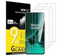 NEW'C 3 Piezas, Protector Pantalla para OnePlus Nord CE 3 5G, Cristal templado Antiarañazos, Antihuellas, Sin Burbujas, Dureza 9H, 0.33 mm Ultra Transparente, Ultra Resistente
