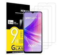 NEW'C 3 Piezas, Protector Pantalla para OPPO A77 5G, OPPO A57 4G, Oppo A57s, Cristal templado Antiarañazos, Antihuellas, Sin Burbujas, Dureza 9H, 0.33 mm Ultra Transparente, Ultra Resistente