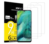 NEW'C 3 Piezas, Protector Pantalla para Oppo Find X2 Lite, Cristal templado Antiarañazos, Antihuellas, Sin Burbujas, Dureza 9H, 0.33 mm Ultra Transparente, Ultra Resistente