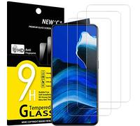 NEW'C 3 Piezas, Protector Pantalla para OPPO Reno 2, Reno 2Z, Cristal templado Antiarañazos, Antihuellas, Sin Burbujas, Dureza 9H, 0.33 mm Ultra Transparente, Ultra Resistente