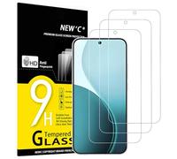 NEW'C 3 Piezas, Protector Pantalla para OPPO Reno14 F 5G, Cristal templado Antiarañazos, Antihuellas, Sin Burbujas, Dureza 9H, 0.33 mm Ultra Transparente, Ultra Resistente