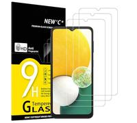 NEW'C 3 Piezas, Protector Pantalla para Samsung Galaxy A13 5G, A13 4G, A04s, vidrio templado antiarañazos, antihuellas, sin burbujas, dureza 9H, 0,33 mm, ultra transparente, ultra resistente