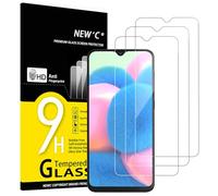 NEW'C 3 Piezas, Protector Pantalla para Samsung Galaxy A30s, A40s, Cristal Templado Antiarañazos, Antihuellas, Sin Burbujas, Dureza 9H, 0.33 mm Ultra Transparente, Ultra Resistente