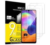 NEW'C 3 Piezas, Protector Pantalla para Samsung Galaxy A31, Cristal templado Antiarañazos, Antihuellas, Sin Burbujas, Dureza 9H, 0.33 mm Ultra Transparente, Ultra Resistente