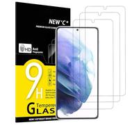 NEW'C 3 Piezas, Protector Pantalla para Samsung Galaxy S21 Plus / S21+ 5G (6,7 Pulgadas), Cristal templado Antiarañazos, Antihuellas, Sin Burbujas, Dureza 9H, 0.26 mm Ultra Transparente, Resistente