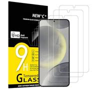 NEW'C 3 Piezas, Protector Pantalla para Samsung Galaxy S24 Plus / S24+ 5G, Cristal Templado Antiarañazos, Antihuellas, Sin Burbujas, Dureza 9H, 0.33 mm Ultra Transparente, Ultra Resistente