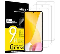 NEW'C 3 Piezas, Protector Pantalla para Xiaomi 12 Lite, Cristal templado Antiarañazos, Antihuellas, Sin Burbujas, Dureza 9H, 0.33 mm Ultra Transparente, Ultra Resistente