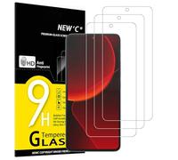 NEW'C 3 Piezas, Protector Pantalla para Xiaomi 13T, Xiaomi 13T Pro, Cristal templado Antiarañazos, Antihuellas, Sin Burbujas, Dureza 9H, 0.33 mm Ultra Transparente, Ultra Resistente