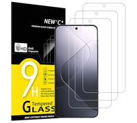 NEW'C 3 Piezas, Protector Pantalla para Xiaomi 14 (6,36 Pulgadas), (no compatible con Xiaomi Redmi Note 14) Cristal templado Antiarañazos, Antihuellas, Sin Burbujas, Ultra Resistente