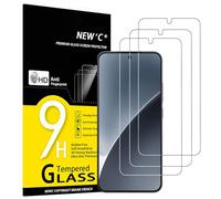 NEW'C 3 Piezas, Protector Pantalla para Xiaomi 15, Cristal templado Antiarañazos, Antihuellas, Sin Burbujas, Dureza 9H, 0.33 mm Ultra Transparente, Ultra Resistente