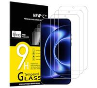 NEW'C 3 Piezas, Protector Pantalla para Xiaomi 17 Ultra (6,9 pulgadas), Cristal templado Antiarañazos, Antihuellas, Sin Burbujas, Dureza 9H, Ultra Transparente, Ultra Resistente