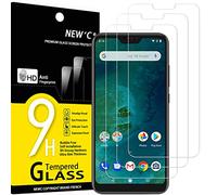 NEW'C 3 Piezas, Protector Pantalla para Xiaomi A2 Lite, Cristal templado Antiarañazos, Antihuellas, Sin Burbujas, Dureza 9H, 0.33 mm Ultra Transparente, Ultra Resistente