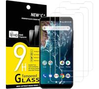 NEW'C 3 Piezas, Protector Pantalla para Xiaomi Mi A2, Xiaomi Mi 6X, Cristal Templado Antiarañazos, Antihuellas, Sin Burbujas, Dureza 9H, 0.33 mm Ultra Transparente, Ultra Resistente