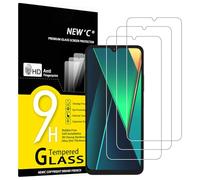 NEW'C 3 Piezas, Protector Pantalla para Xiaomi POCO C75, Poco M7 5G, Redmi A4, Cristal templado Antiarañazos, Antihuellas, Sin Burbujas, Dureza 9H, 0.33 mm Ultra Transparente, Ultra Resistente