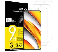 NEW'C 3 Piezas, Protector Pantalla para Xiaomi Poco F3, Xiaomi Mi 11i, Cristal Templado Antiarañazos, Antihuellas, Sin Burbujas, Dureza 9H, 0.33 mm Ultra Transparente, Ultra Resistente