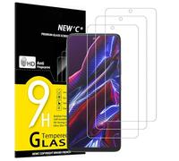 NEW'C 3 Piezas, Protector Pantalla para Xiaomi Poco X5 5G (6.67 Pulgadas), Cristal templado Antiarañazos, Antihuellas, Sin Burbujas, Dureza 9H, 0.33 mm Ultra Transparente, Ultra Resistente