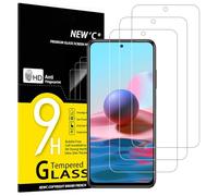NEW'C 3 Piezas, Protector Pantalla para Xiaomi Redmi Note 10, Note 10 5G, Xiaomi POCO M5s Cristal templado Antiarañazos, Antihuellas, Dureza 9H, 0.33 mm Ultra Transparente, Ultra Resistente
