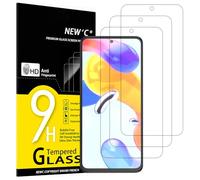 NEW'C 3 Piezas, Protector Pantalla para Xiaomi Redmi Note 11 Pro, Redmi Note 11 Pro 5G, Cristal templado Antiarañazos, Antihuellas, Dureza 9H, 0.33 mm Ultra Transparente, Ultra Resistente