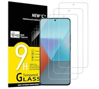 NEW'C 3 Piezas, Protector Pantalla para Xiaomi Redmi Note 13 Pro 5G/4G, (no compatible Redmi Note 13 Pro+)Cristal templado Antiarañazos, Antihuellas, Sin Burbujas, Ultra Transparente, Ultra Resistente