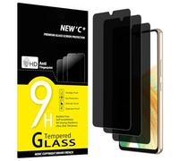 NEW'C 3 Piezas, Protector pantalla privacidad para Samsung Galaxy A33 5G, Ángulo de Privacidad 28 Grados, Dureza Ultra Duradera 9H, Sin Burbujas