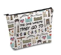 Newcastle Trip Makeup Bag United Kingdom Trip Travel Gift Newcastle Souvenir Gift Newcastle Travel Bag Housewarming Gift (Newcastle UK)
