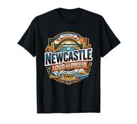 Newcastle Upon Tyne Northumberland Inglaterra Nacido Criado Camiseta