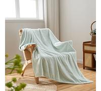 NEWCOSPLAY Manta de Franela de Forro Polar, Ligera, Suave, para Todas Las Estaciones (888-menta, Manta (50 x 60 Pulgadas)