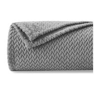 NEWCOSPLAY Manta de Franela de Lujo Supersuave de Franela de Forro Polar con diseño de Hojas, cálida y Ligera