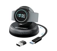 NEWDERY Soporte de Carga para Pixel Watch 3/2, Base de Carga inalámbrica portátil magnética para Fitbit Sense 2/1, Versa 4/3, Cable de Carga retráctil USB C rápido con USB A para Fitbit, para Google