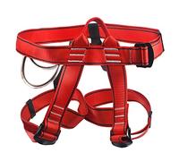 NewDoar Arnés de escalada, arnés de escalada profesional para montañismo, arnés de medio cuerpo para rappel, equipo de escalada de árboles para rescate de incendios
