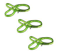 NewDoar CE & UIAA Certified Eslinga de Escalada de Nailon de 16mm 22KN 4840lb Cuerda Multiusos para Escalada en Roca, Sistema de Anclaje, Equipo de rapel, Ideal para Trabajar en árboles-GN/48''/3pcs