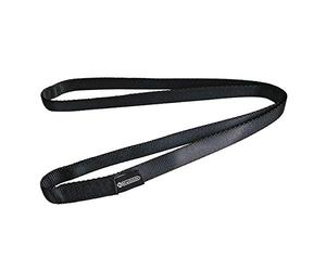 NewDoar CE & UIAA Certified Eslinga de Escalada de Nailon de 16mm 22KN 4840lb Cuerda Multiusos para Escalada en Roca, Sistema de Anclaje, Equipo de rapel, Ideal para Trabajar en árboles-BK/95''/1pc
