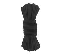 NewDoar Cuerda de Escalada estática Cuerda para Accesorios de 6 mm, para árboles arboristas, montañismo, Cuerda para veleros, líneas de Muelle, Arrastre de Arrastre-Negro/30M