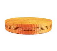 NewDoar UIAA & CE Certificado Cinta Tubular de Nailon de 1 pulgada / Cinta Tubular para Escalada - Correa Resistente para Rescate, Escalada, Arneses, Trabajo en Roca y Extinción de Incendios (Naranja