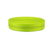 NewDoar UIAA & CE certificado, cinta tubular de nailon de 2,5 cm para escalada - Correa resistente para rescate, escalada, arneses, trabajo en roca y extinción de incendios (Verde - 2,5 cm / 27,4 m)