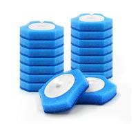 NEWE Escobilla Desechable WC Recambios 16PCS, Adecuado para Cepillo de Inodoro con Pinzas