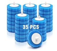 NEWE Escobilla Desechable WC Recambios 35PCS, Adecuado para Cepillo de Inodoro con Pinzas
