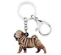 Newei - Llavero de acrílico para perro Shar Pei