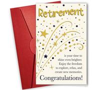 NewEleven Regalo de jubilaciσn para mujeres y hombres - Tarjeta de jubilaciσn con mensaje sincero para un amigo jefe - Compaρero de trabajo que d