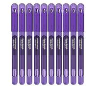 Newell Brands Paper Mate InkJoy - Bolígrafos de tinta de gel con tapa, colores surtidos, punta media de 0.7 mm, juego de colorear para adultos (morado), 10 unidades (paquete de 1)