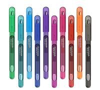 Newell Brands Papermate InkJoy - Bolígrafos de tinta de gel con tapa, punta media de 0,7 mm, 10 colores, 10 unidades, sueltos en embalaje liso, mezcla de 7